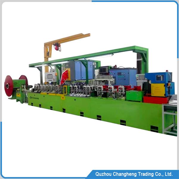 High frequency aluminum tube making machine