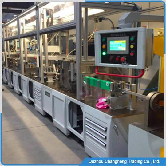 Radiator tube machine