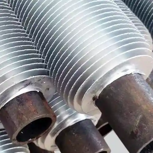 tube finning machine