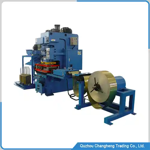 copper fin machine production line for heat exchanger