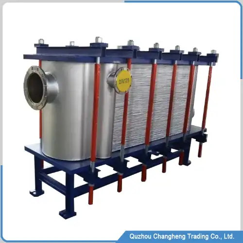 plate type heat exchanger manufacture